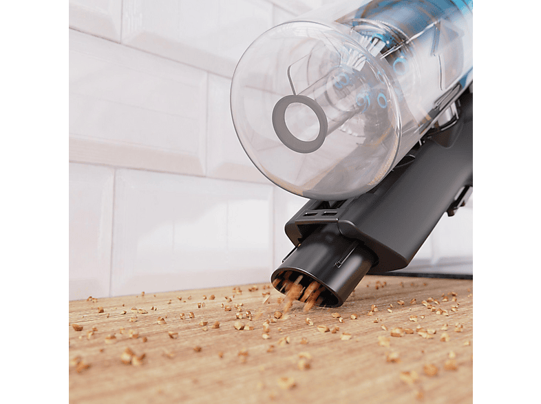 Aspirador escoba - Black & Decker BHFEB520D1, 18 V, Potencia de succión 40 AirWatt, Depósito 0,75 l, Autonomía 56 min, Gris negro