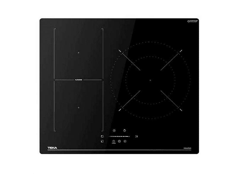 Placa de inducción - Teka IBF 63210 SSM BK, 6.2cm zonas, 59 cm, Negro
