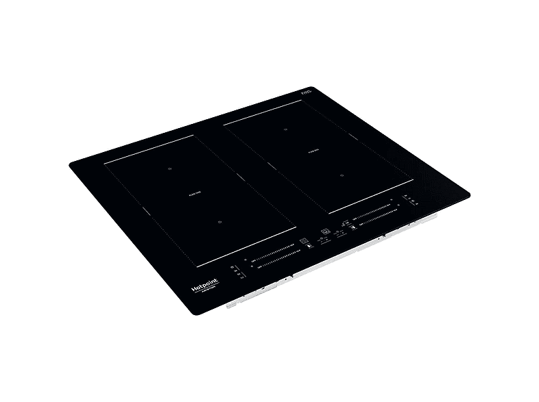 Placa de inducción - Hotpoint HS 5160C NE, 4 zone(s) zonas, 590 mm, Negro