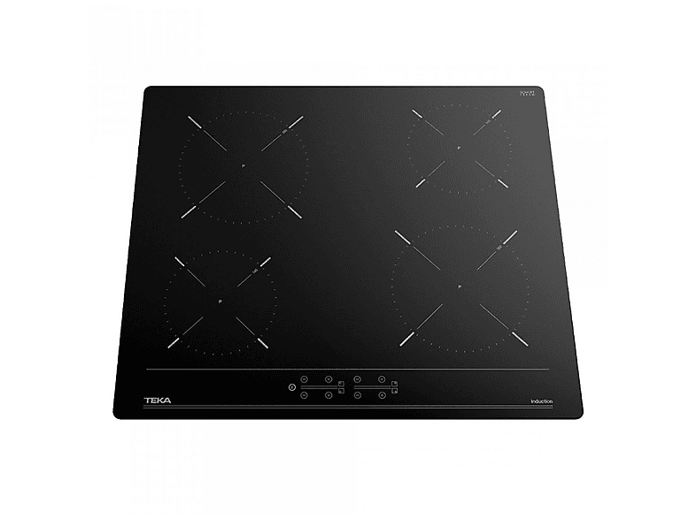 Placa de vitrocerámica - Teka IBC 64000 TTC, zonas, 600 mm, Black