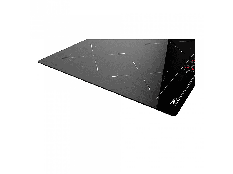 Placa de vitrocerámica - Teka IBC 64000 TTC, zonas, 600 mm, Black