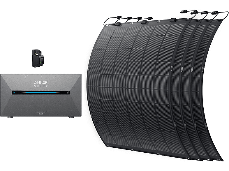 Kit solar - Anker E1600 AC con 4xFS20 de 900W, 1200 W