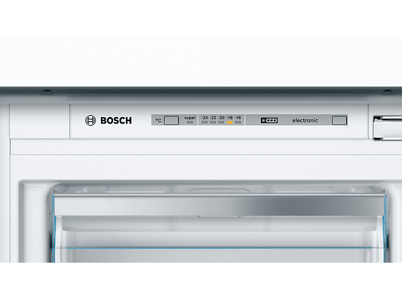 Congelador bajo encimera - Bosch GIV11AFE0, 72 l, 71.2 cm, Low Frost, 3 cajones, Blanco