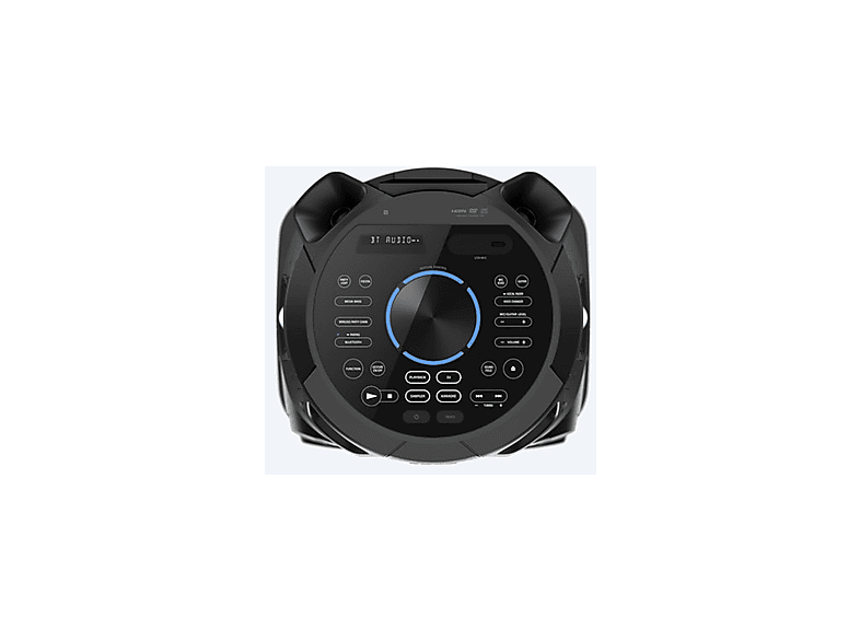 Altavoz de gran potencia - Sony HW MHCV73D.CEL, Emotion EQ, Mega Bass, Radio FM, Negro