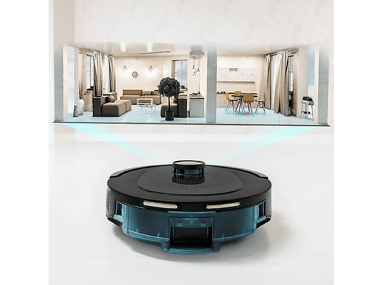Robot aspirador - Cecotec Conga 8490 Ultimate Ultra Power, 14,4 V, Potencia de succión 7000 kPa, Depósito 500 ml, Autonomía 120 min, Multicolor