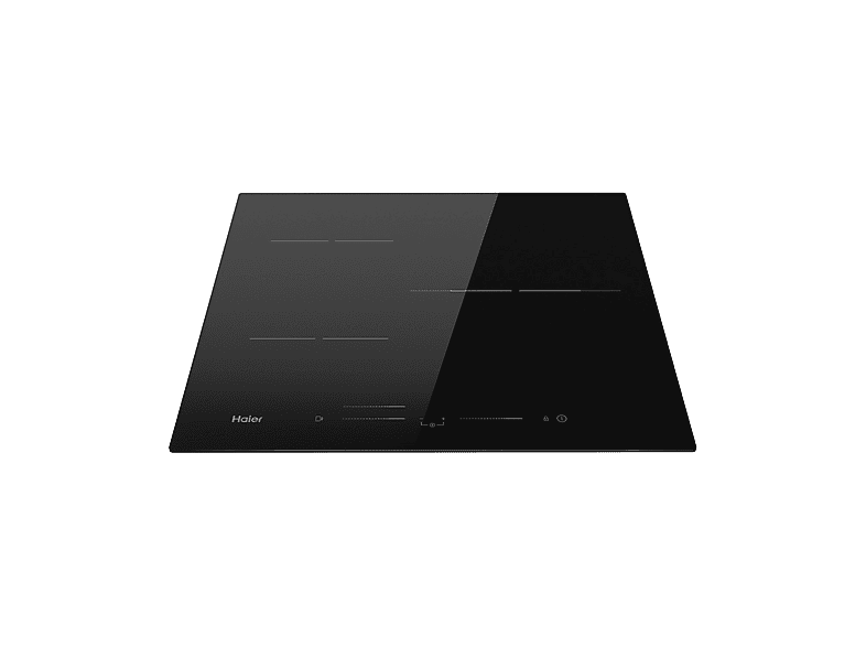 Placa Inducción - Haier Series 4 HAIDSJ63MC, 3 zonas, Zona grande 29 cm, 60 cm, Wi-Fi & App, Negro