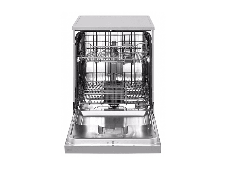 Lavavajillas libre instalación 60 cm - LG DF030FL, 13 servicios, 8 programas, 60 cm, Plata
