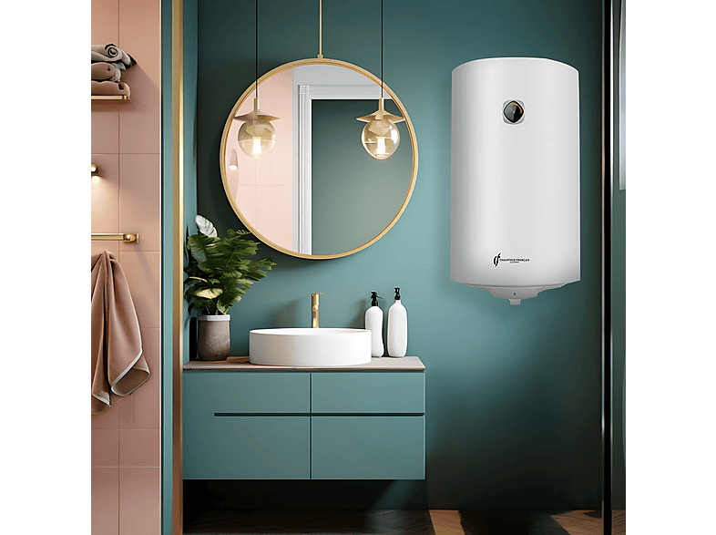 Termo eléctrico - Sannover Bypso Vertical 150, blanco