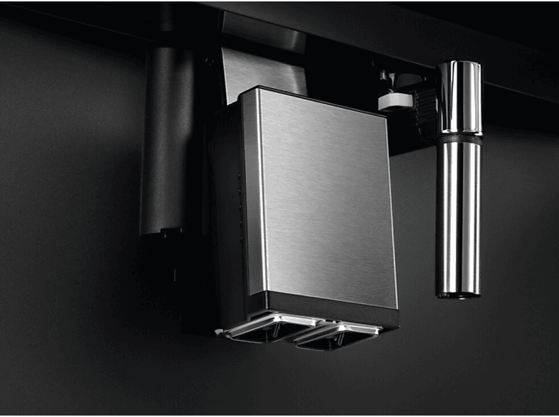 Máquina espresso - AEG KKA894500M, 1350 W, 2 tazas, Negro, Acero inoxidable