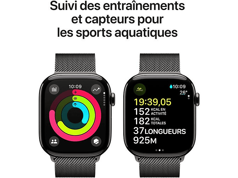 Smartwatch - Apple Watch Series 10, S/M, Titanio, Gris (ref. 149441544)