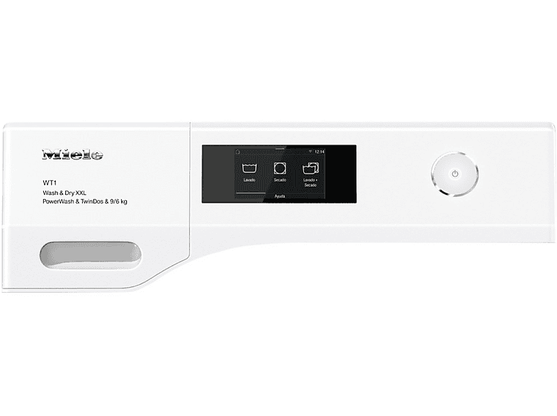 Lavadora secadora - Miele WTW 870 WPM, 9 kg de lavado, 6 kg de secado, 1600 rpm, Autodosificación, Blanco