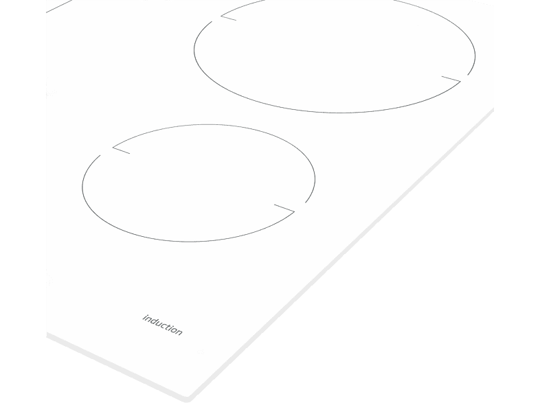 Placa de inducción - Beko, Placa inducción- Beko HII64200FMTW, 4 zonas + 1 FlexiZone, IndyFlex, Función Booster, Blanco