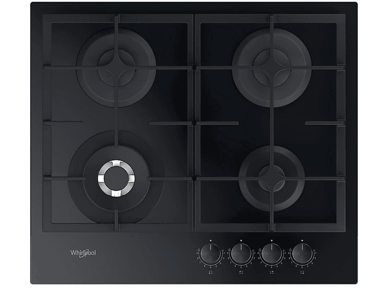Placa de gas - Whirlpool AKTL 629/NB1, 4 zone(s) zonas, 590 mm, Blanco