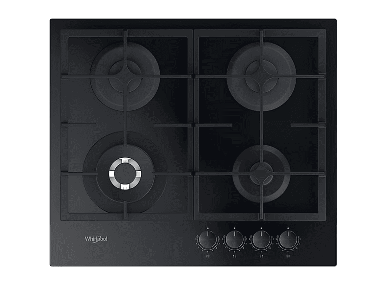 Placa de gas - Whirlpool AKTL 629/NB1, 4 zone(s) zonas, 590 mm, Blanco