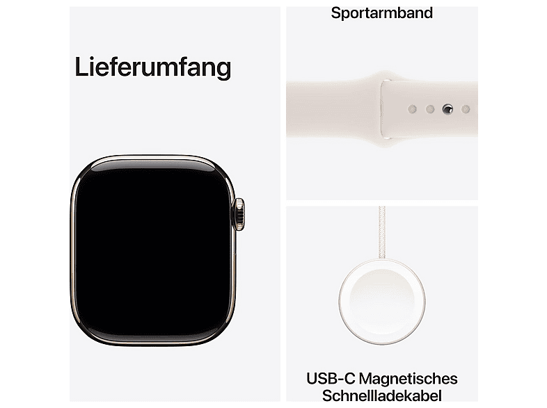 Smartwatch - Apple Watch  Series 10 Watch Series 10, M/L, Titanio, Oro (ref. 149876699)