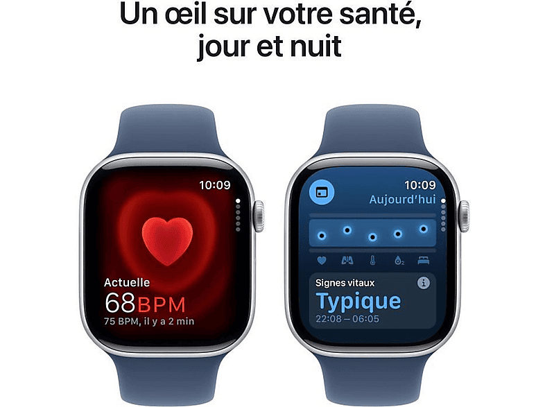Smartwatch - Apple Watch  Series 10 Watch Series 10, S/M, Aluminio, Plata