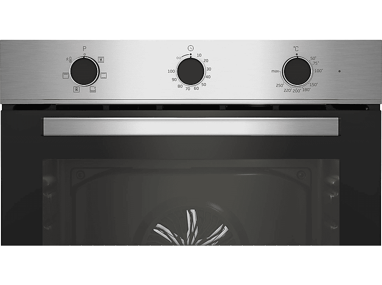 Horno - Beko BBIE12100XD, Multifunción, Hidrólisis, 66 l, 59.4 cm, Tecnología Aeroperfect, Inox
