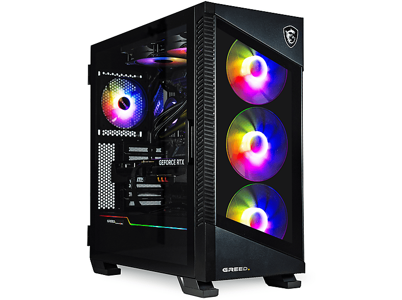 PC Gaming - Greed MK5 AMD, AMD Ryzen 5 9600X, 32 GB RAM, 1 TB SSD, GeForce RTX™ 5070 Ti, Windows 11 Pro, Negro
