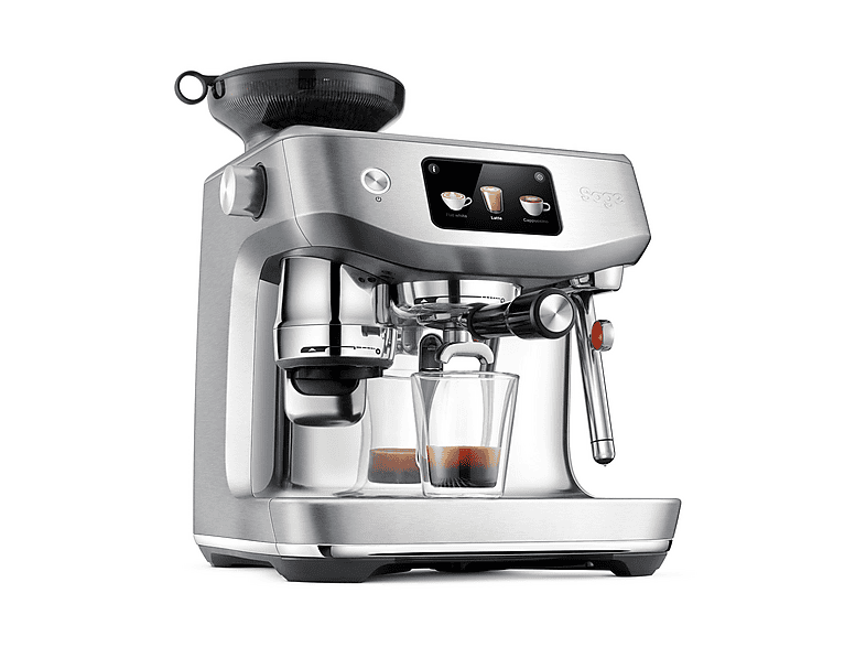 Cafetera express - Sage ORACLE JET INOX, 15 bar, 1600 W, 0,48 l, 2 tazas, Acero inoxidable cepillado