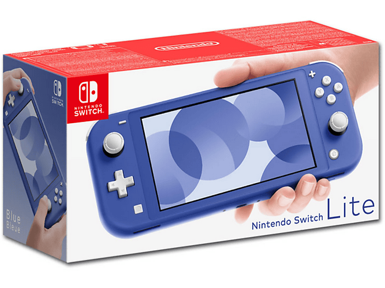 Consola - Nintendo Switch Lite, Portátil, Controles integrados, Azul