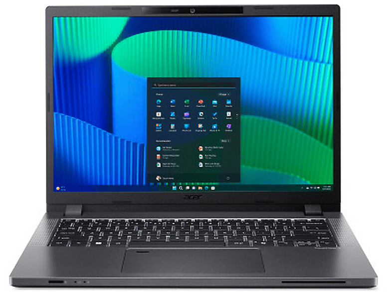 Portátil - Acer TMP214-55-G2-TCO-54X9, Intel Core 5 120U, 16 GB RAM, 512 GB SSD, UHD Graphics, Windows 11 Pro, Gris