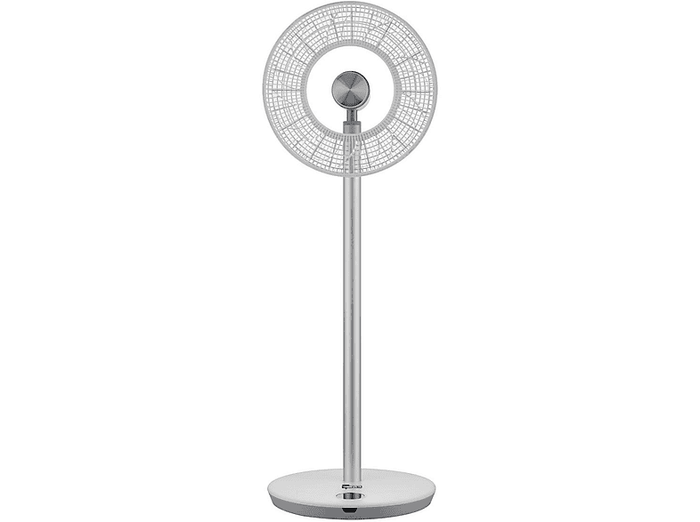 Ventilador de pie - Termozeta TZAZTN01, 29,23 W, 12 velocidades, Titanio