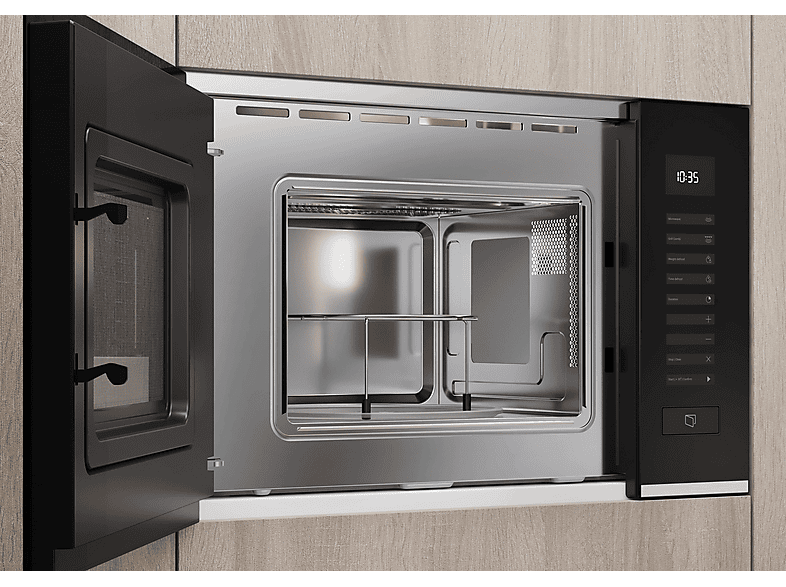 Microondas integrable - Haier H38FMWID2S7, 5 potencia, 20 l, Negro