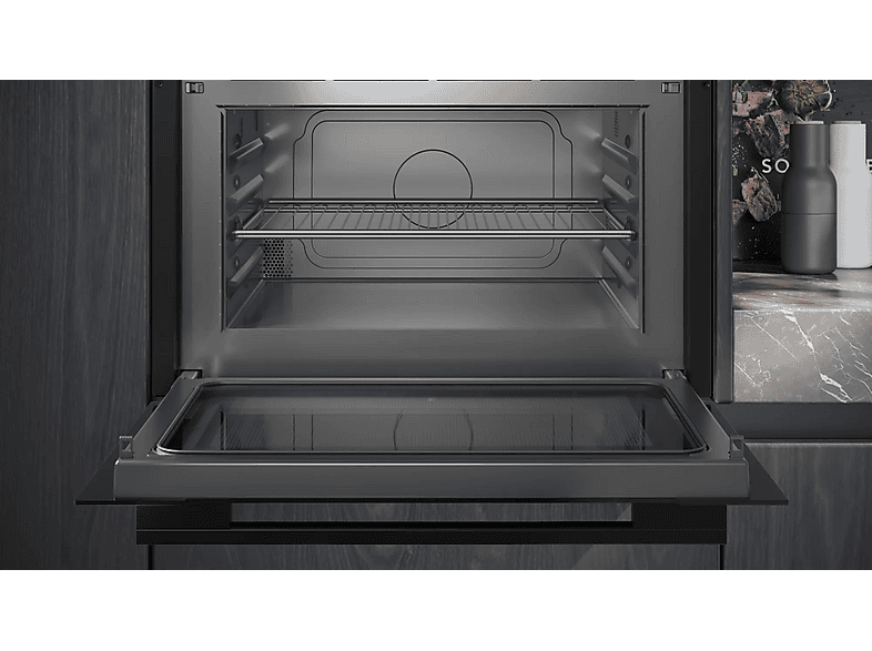 Microondas integrable - Siemens CE732GXB1, 1000 W, 5 potencia, 36 l