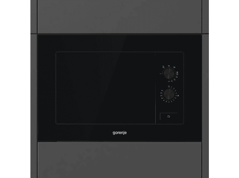 Microondas integrable - Gorenje BM171EG1B, 5 potencia, 17 l, Negro