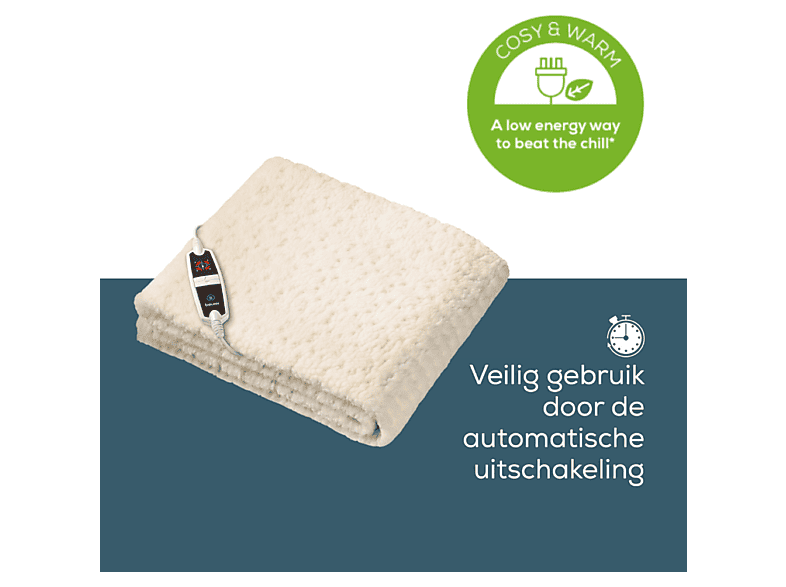 Calientacamas - Beurer 31912, 60 W, Beige