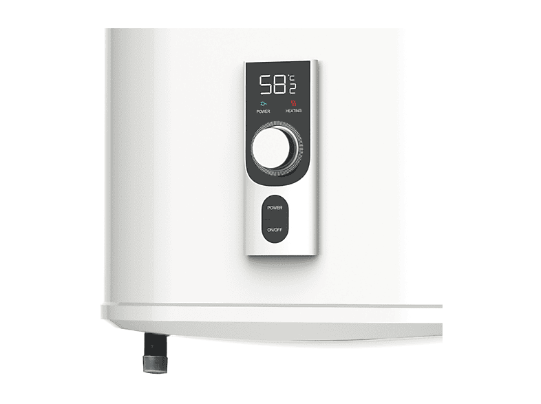 Termo eléctrico - Cata CTRS-80 E-SMART REV SLIM, 80 l, Blanco