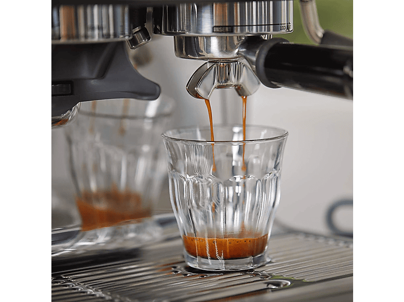 Cafetera express - Sage SES875BSS2EEU1A Barista, 15 bar, 1850 W, 2 tazas, Sistema ThermoJet, Inox