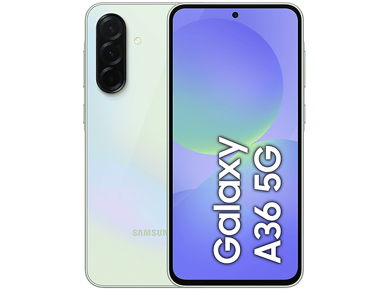 SAMSUNG Galaxy A36, Verde, Móvil Android, 256 GB, 8 GB RAM, 6,7 " Super AMOLED, Gorilla Glass 7, 120 Hz, Qualcomm SM6475-AB Snapdragon 6 Gen 3 -