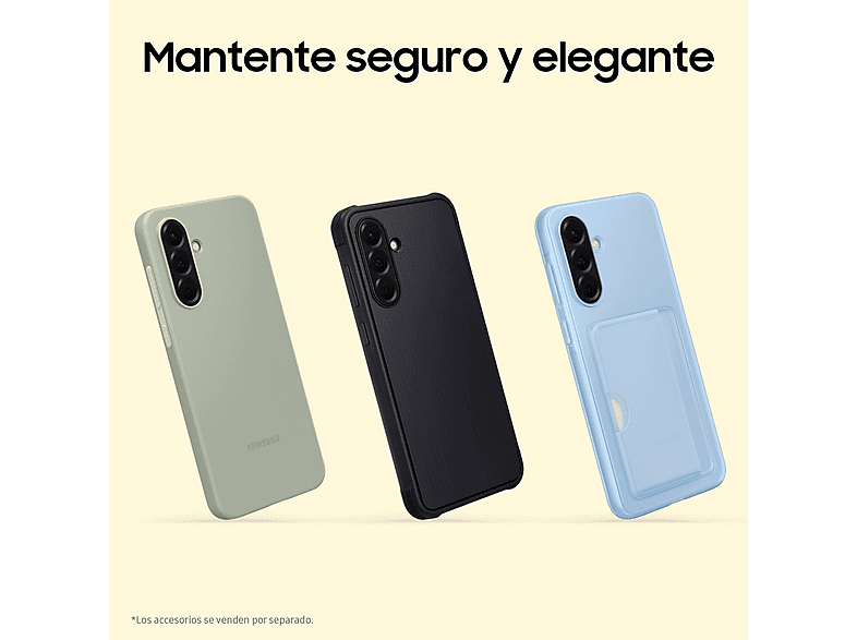 Smartphone - Samsung A56 6.6P/5G/8N/8+256GB/G, Gris, Móvil Android, 8 GB RAM, 6,7 " FHD+ Super AMOLED, Exynos 1580, 5000 mAh