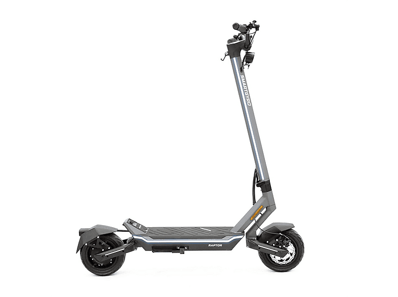 Patinete eléctrico - Smartgyro RAPTOR EVO LR, Pot. máx. 1000 W, Carga máx. 140 kg, 75 km autonomía, 20000 mAh, Azul