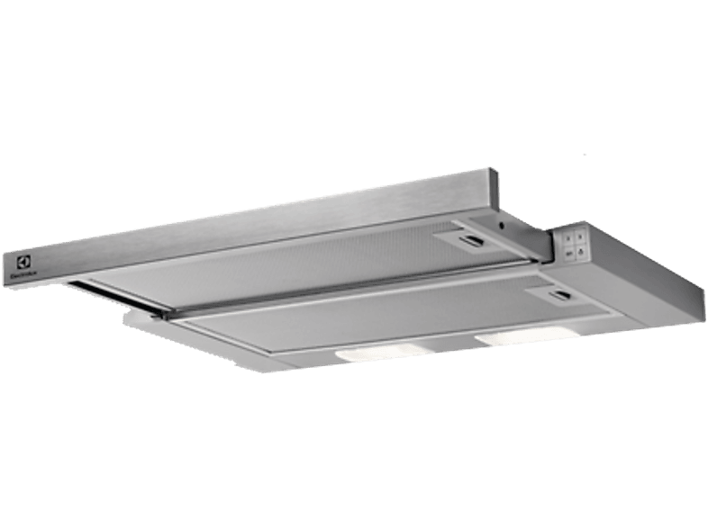 Campana extraíble - Electrolux LFP326S, 3 velocidades, 410 m³/h, 598 mm, Gris