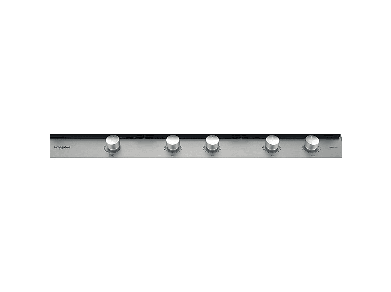 Placa de gas - Whirlpool GMWL 958/IXL, 5 zone(s) zonas, NG + LPG (Propane/Butane), 860 mm, Acero inoxidable