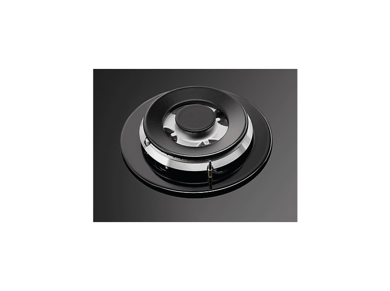 Placa de gas - AEG HKB75820NB, 5 zonas, GN + GLP (propano/butano), 75 cm, Negro