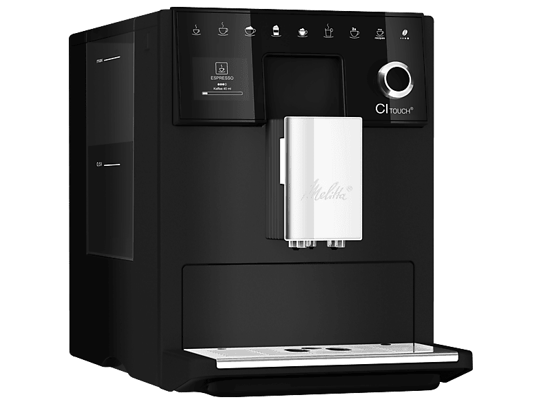 Máquina espresso - Melitta CI Touch, 15 bar, 1,400 W, Negro Mate