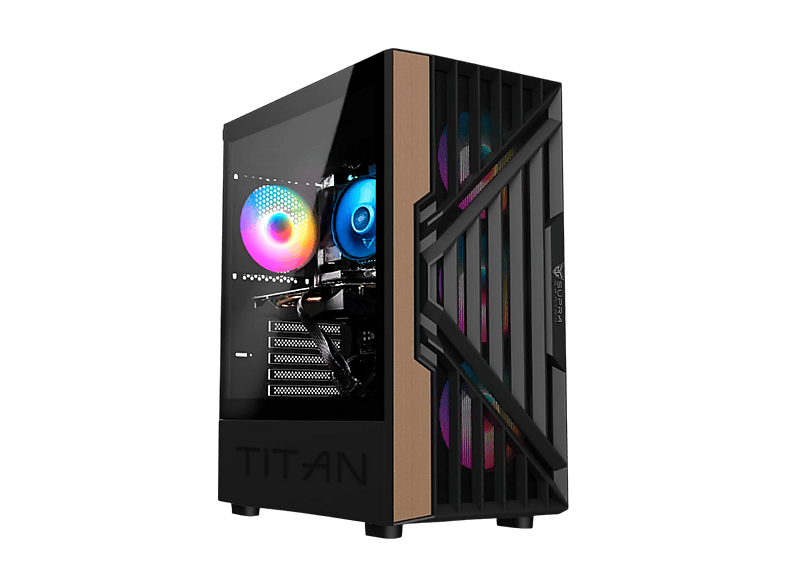 PC Gaming - PC Racing IONQ 7, AMD Ryzen™ 7 5700G, 16 GB RAM, 512 GB SSD, Radeon™ RX Vega 8, Windows 11 Pro, Negro