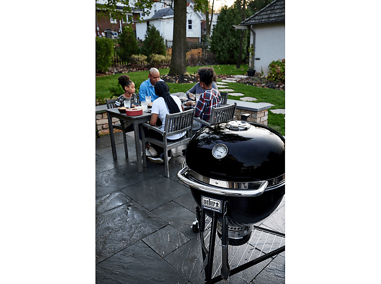 Barbacoa de carbón - Weber Summit Kamado E6, Negro