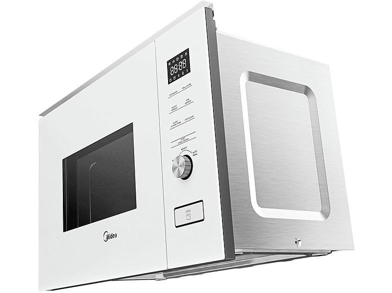 Microondas - Midea MBMTG820H-WH, 1 kW, 1 l, Blanco