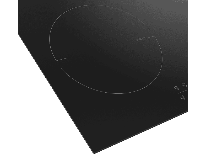 Placa inducción - Beko HIIS63206M, 3 zonas, Zona grande 28 cm, Función Booster, Stop&Go, 60 cm, Negro
