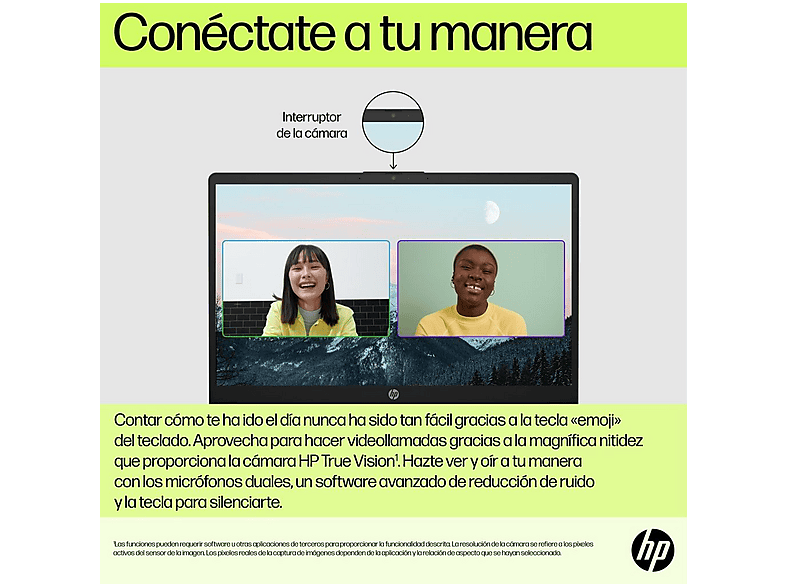 Portátil - HP 15-fd0239ns, 15,6 " Full-HD, Intel® Core™ i5-1334U, 8 GB RAM, 512 GB SSD, Iris® Xᵉ, Windows 11 Home, Azul