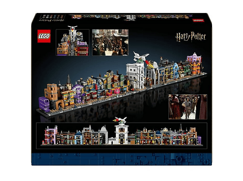 Juego de construcción - LEGO Harry Potter Callejón Diagon: Maqueta con 12 Figuras y Autobús para Adultos 76444, edad recomendada: 18 año(s)