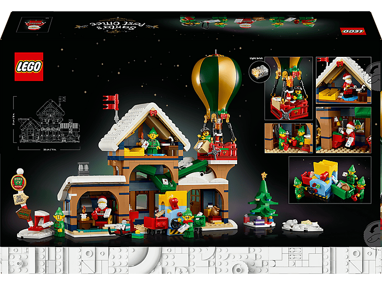 Juego de construcción - LEGO Oficina de Correos Papá Noel: Maqueta Adultos, Regalo Navideño Winter Village 10339, edad recomendada: 18 año(s)
