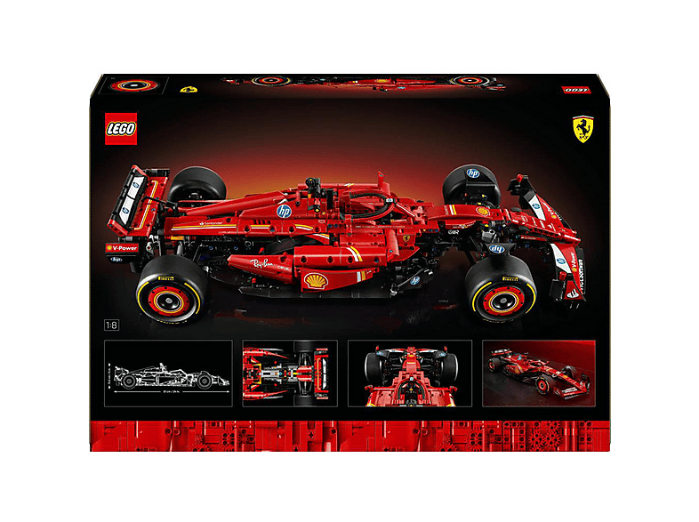 Juego de construcción - LEGO Technic Ferrari SF-24 Fórmula 1 - 42207, edad recomendada: 18 año(s), 1361 piezas