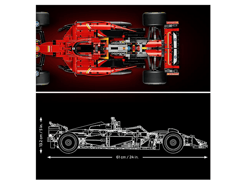 Juego de construcción - LEGO Technic Ferrari SF-24 Fórmula 1 - 42207, edad recomendada: 18 año(s), 1361 piezas