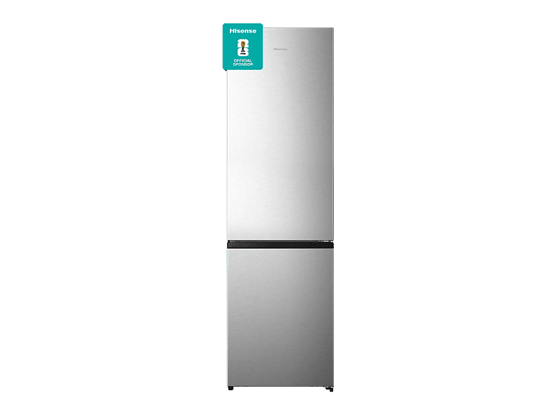 Frigorífico combi - Hisense RB440N4BCE, 200.4 cm, 336l, Freshzone, Iluminación LED, Multi Airflow, Inox