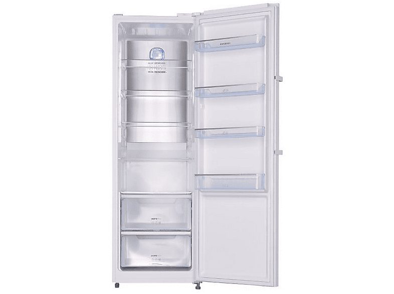 Frigorifico una puerta - Infiniton CL-A185B, No Frost, Altura 185 cm, Capacidad 375 l, Blanco